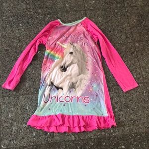 I believe in unicorns nightgown. size 14/16